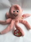 Ty Beanie Baby Inky The Pink Octopus ?? Style 4028 1993-1994 Pvc Pellets