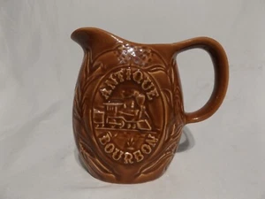 Antique Bourbon Kentucky Straight Six Years Old Whiskey Water Pitcher Ceramic - Picture 1 of 11