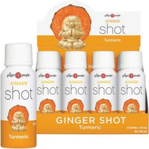 The Ginger People Ginger Shot Turmeric 59ml (Pack of 12) - Picture 1 of 4