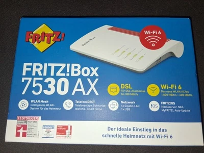 AVM FRITZ Box 7530 AX DSL Router - Weiß (20002930) - Bild 1 von 2