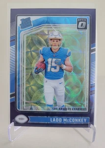 2024 PANINI DONRUSS OPTIC LADD MCCONKEY RATED RC PURPLE SCOPE PRIZM #266 - Picture 1 of 2