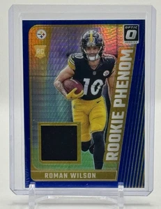 2023 Panini Donruss Optic Roman Wilson Rookie Phenom RPB-RWN Patch RC - Foto 1 di 2