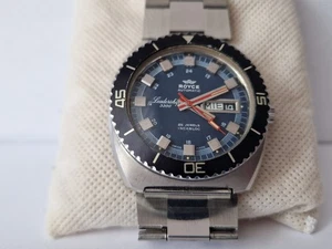 ROYCE Automatic Leadership 3300 - Day-Date -Blue Dial - Diver 20 ATM -Ref 276. - Picture 1 of 13
