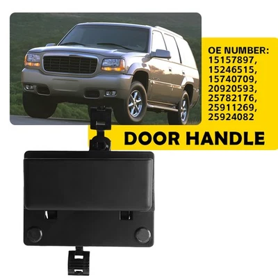 Manija de pestillo de puerta de cabina de carga y exterior para Chevrolet Suburban K1500 ED 1988-1999 Foto 1 de 4