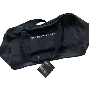 John Varvatos USA schwarz Reisetasche Polyester neu Reisetasche mit Etikett 19”x12” - Bild 1 von 5