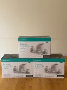Nanobebe Baby Bottles Starter Set ๐ผ Teal Anti Colic ๐ Breastfeeding Newborn - Picture 1 of 9