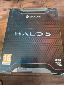 Microsoft Xbox One Halo 5 Guardians Limited Edition Uk Pal Complete good Cond - Picture 1 of 4