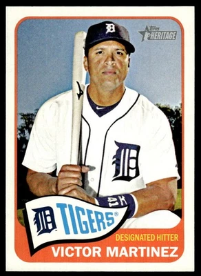 2014 Topps Heritage #356 Victor Martinez Detroit Tigers Baseball - Image 1 of 2