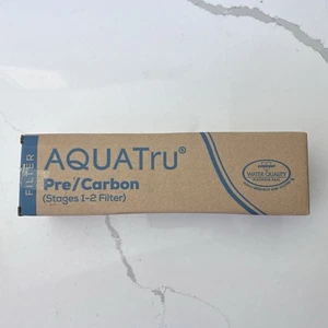 AquaTru Pre Carbon Water Filter Stages 1-2 Filter AT2001 Open Box Sealed Filter - Picture 1 of 4