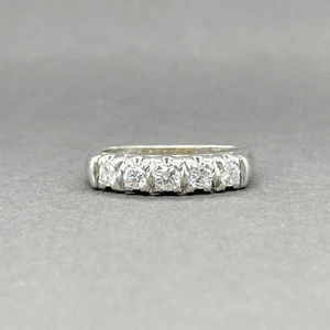 Estate 14K White Gold 0.38ctw G/VS2-SI1 Diamond Ring - Picture 1 of 5