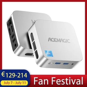 ACEMAGIC V1 4K MINI PC Intel N97 16GB DDR4RAM 1TB SSD HDMI USB type C WIFI 2025 - Bild 1 von 36