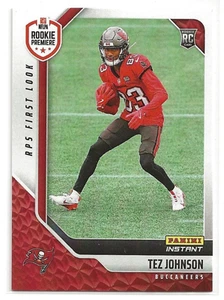 2025 Panini Instant NFL Tez Johnson RPS First Look LP Rookie /438 - Bild 1 von 2