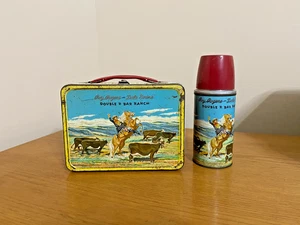 Vintage 1953 Roy Rogers & Dale Evans Metall Brotdose & Thermoskanne SA-65 - Bild 1 von 5