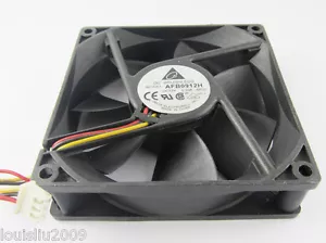 1pc DELTA AFB0912H 9025 92x92x25mm 92mm 12V 0.3A 51CFM 3 wire DC Cooling Fan - Picture 1 of 3