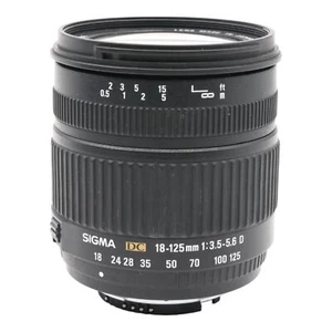 Objektiv Zoom Sigma DC 18-125mm 18-125 mm 3.5-5.6 D - Nikon Digital - Bild 1 von 5