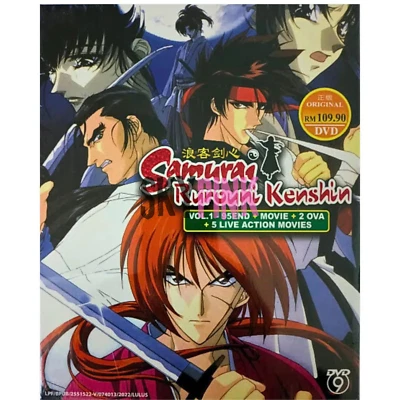 Samurai Rurouni Kenshin Vol 1-95 + Movie +2 OVA +3 Live Action Movie DVD Eng Sub - Image 1 of 4