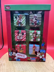 Disney Store Share The Magic Holiday Ornament Boxed Set Of 6 Square - Picture 1 of 4