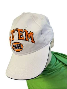 NCAA Sam Houston State Bearkats Eat 'Em Zephyr Mütze/Kappe weiß Druckknopflasche Einheitsgröße - Bild 1 von 7