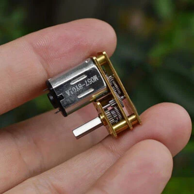 DC6V 9V 12V Slow Speed Micro Mini N20 Metallgetriebe Getriebemotor Klappwelle Roboter - Bild 1 von 4