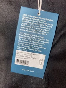 JAG Valentina Womens Pull-On High-Rise Skinny Black Jeans Sz OP 27 NWT /24 Waist - Picture 1 of 8