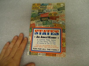 1973 Amerigame Licence Plate States Game Book - Picture 1 of 8