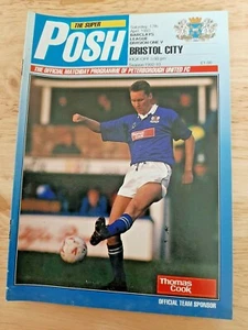 Peterborough United v Bristol City. 17th April 1993. League Division One - Picture 1 of 1