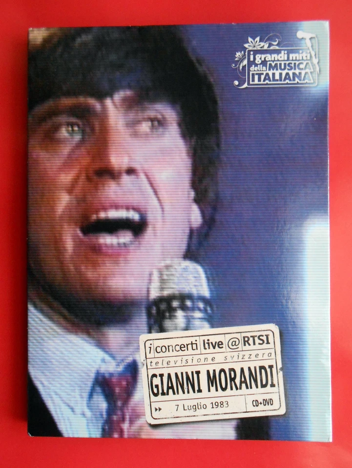 cds dvds gianni morandi rtsi televisione svizzera concerti live 7 luglio 1983 gq - Immagine 1 di 1