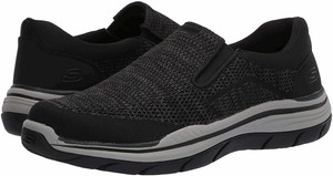 skechers black canvas shoes