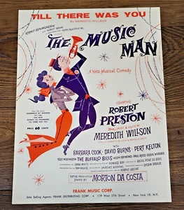Till There Was You The Music Man by Meredith Wilson 1950 Vintage Sheet Music - Picture 1 of 5