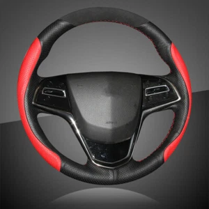 Car Anti-slip DIY Braid On The Steering Wheel Cover For Cadillac ATS 2013-2015 - Picture 1 of 8