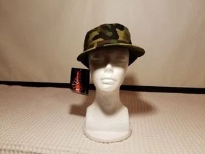 TOTALMENTE NUEVA GORRA DE PATRULLA TRU-SPEC ESTILO MILITAR BDU PATRÓN BOSQUE CAMUFLAJE - Imagen 1 de 12