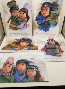 Inspirational Native American Greeting Cards w/Envelopes (Set of 5) - Picture 1 of 6