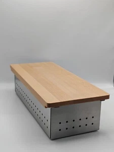ONYX Over Sink Strainer Stainless Steel Colander Drainer with Worktop Stainless - Picture 1 of 11