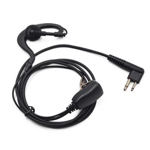 Surveillance Earpiece Headset Mic For Motorola Two Way Radio Walkie Talkie 2 Pin - Picture 1 of 7