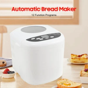 Bread Maker Automatic Compact Dough Breab Maker Machine Nonstick 700W 110V - Picture 1 of 11