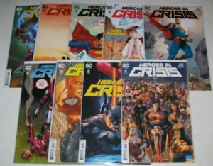 Heroes in Crisis #1-9 + Batman Flash 64 65 Complete set cover A unread DC 2018 - Picture 1 of 11