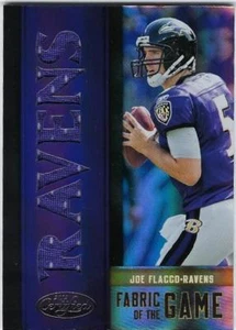2012 CERTIFIED PANINI JERSEY JOE FLACCO FABRIC of the  GAME short print - Picture 1 of 1