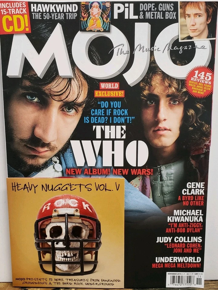 Mojo Nov 2019 The Who Heavy Nuggets Gene Clark Judy Collins FREE SHIPPING CB - Image 1 of 1