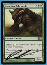 Kalonian Behemoth Magic 2010 / M10 NM Rare Artist Signed CARD (s4767) ABUGames