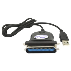 M40C Druckerkabel USB auf Parallel Adapter Kabel DB36 IEEE- 1284 Parallel 0.8m - Bild 1 von 9