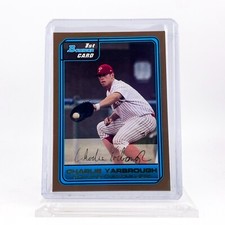 Charlie Yarbrough RC - 2006 Bowman DP&P - Gold Parallel - Philadelphia Phillies