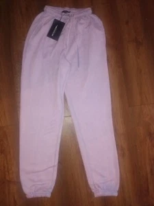 Pretty Little Thing Petite Jogger Purple washed Size 2 NEW - Picture 1 of 10