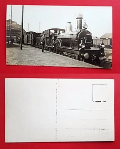 Foto postal ferrocarril alrededor de 1920/30 locomotora de vapor locomotora en el andén (22819 - Imagen 1 de 1