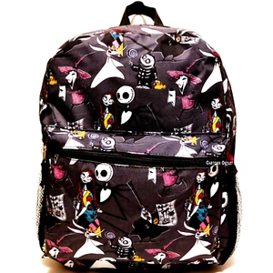 Disney Jack Skellington Backpack 16" The Nightmare Before Christmas Travel Bag - Picture 1 of 9
