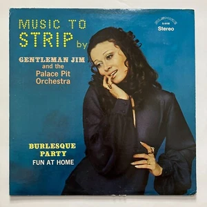 Music To Strip By Gentleman Jim & The Palace Pit Big Band Jazz Vinyl LP Record - Picture 1 of 6