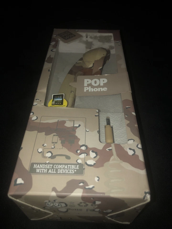 Native Union Pop Phone Camo Desert Retro Handset iPhone Compatible + Devices NIP - Image 1 of 4