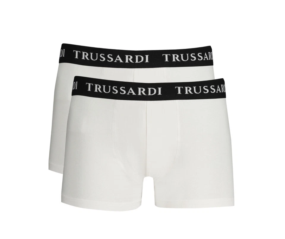 TRUSSARDI BOXER UOMO BIANCO