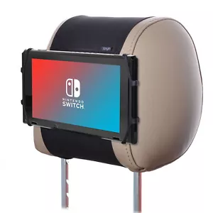 TFY Car Headrest Mount with Silicon Holding Net for Game Machine Nintendo Switch - Picture 1 of 9