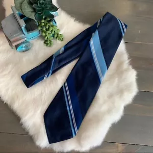 Corbata a rayas azules y blancas - Imagen 1 de 4