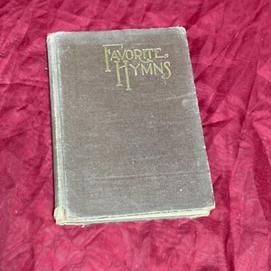 1933 Favorite Hymns All Purpose Songbook Worship Sunday School Psalms Gospel - Picture 1 of 8
